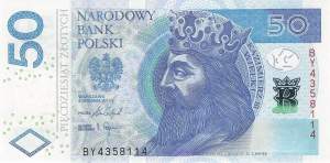 50 Zloty Polen p185b 2017